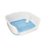 Maxbell Removable Dog Potty Tray Keep Floors Clean with Protection Wall Blue
