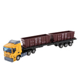 Max 1:48 Diecast Cars Toy Engineering Vehicles Carrier Truck Yellow