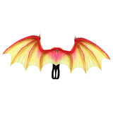 Maxbell Dragon Wing Kids Costume Accessory for Stage Performance Decor Party Favors Red