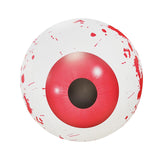 Maxbell Halloween Inflatable Eyeball Scary Eye Balls Toys for Garden Party Decor Red 1PC