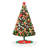 Maxbell Christmas Tree Decor with Lights for Shop Window Dinner Outdoor Indoor style C