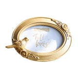 Maxbell Rustic Vintage Style Picture Frame Photo Frame for TV Cabinet Office 6inch Oval