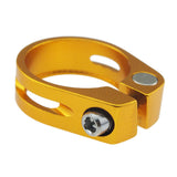 Maxbell 31.8mm SeatPost Clamp Tube Clip Quick Release Mountain Road Bike Part Golden