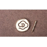Maxbell 4.5cm Copper Incense Mold Tool censer Powder Trail Aromatherapy Decor-Cloud