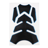 Maxbell Carbon Fiber Gas Tank Pad Protector Stickers Decal for Motorcycle  Blue