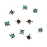 Maxbell 100Pcs New Retro Alloy 3D Nail Art DIY Decorations Rhinestone Jewelry Nail Accessories