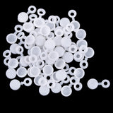 Maxbell Pack of 50 Screw Cup Cover Caps Flip Tops For 6g / 8g Screws White