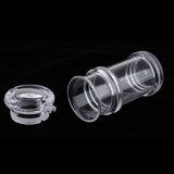 Maxbell Clear Seasoning Jars Oil Dispenser Bottle, Spice Jars, Sugar Salt Bottle Middle White-Oil Bottle