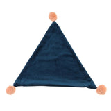 Max Throw Pillow Case Velvet Pillow Cushion Covers Triangle_Blue