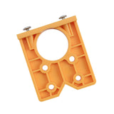 Maxbell Hinge Boring Jig Wood Furniture Hole Jig Guide for Carpenter Woodworking Yellow