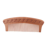 Maxbell Wood Fine Tooth Anti-static Mahogany Comb Head Massage Wooden Combs J16d