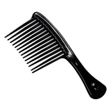 Maxbell Comb Hair Styling Tool Large Handle Styling Comb for Home Travel Salon Black