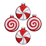 Maxbell Maxbell 4x Candy Christmas Ornament Hanging Christmas Tree Decoration Living Room 10cm Matte