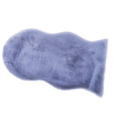 Max 40x60cm Washable Fluffy Skin Faux Fur Fake Rug Mat Rugs Floor Carpet Gray