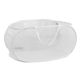 Maxbell Popup Laundry Basket Collapsible Laundry Basket for Living Room Dorm Bedroom White