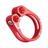 Maxbell Maxbell Aluminum Alloy Bicycle Seatpost Clamp Bike Seatpost Clip for Folding Bikes 31.8mm Red