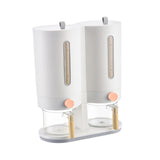 Maxbell 5kg Rice Dispenser Grain Dispenser Food Dispenser for Home  White