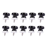 Maxbell Strap Buttons Locks Head Strap Round Head Knobs for Guitar Accessory Black