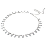 Maxbell Fashion Women Belly Dance Waist Chain Belt Bridal Waistband Wedding Party