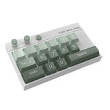 Maxbell Temporary Car Phone Number Keyboard Automobile Parking Phone Number Plate green