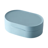 Maxbell Travel Soap Box Portable Soap Box Soap Dish for Home Bathroom Kitchen Blue Large