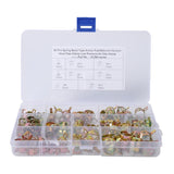 Maxbell 80pcs Fuel Line Spring Clip Water Pipe Air Fastener 6-15mm 8 Sizes Solid