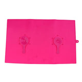 Maxbell Anti-slip Pet Feeding Mat Silicone Dog Cat Bowl Food Bowel Mat Pad Fushia