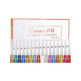 Maxbell Liquid Glitter Eyeliner Set Colored Pearlescent for Festival Dating