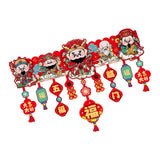 Maxbell Door Ornament Chinese New Year Decoration for Front Door Courtyard Door Gate Style C