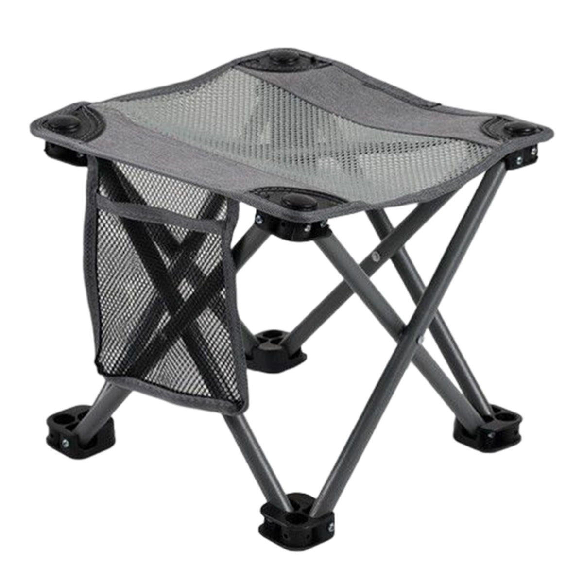 Maxbell Folding Chair Lightweight Stool Camping Stool for Beach Picnic Outdoor grey medium