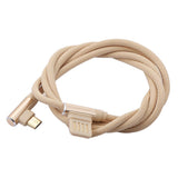 Max Micro USB Cable Charging Bent Charge Data Mobile Phone Cable gold