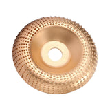 Maxbell 3.94inchx0.87inch Angle Grinder Carving Disc Wood Shaping Wheel for Cleaning Aureate