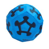 Maxbell Interactive Dog Ball Toy Pet Chew Toys Durable Dog Puzzle Teething Toys Ball blue