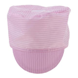 Max Anti-static Workshop Peak Cap Hat For Anti-static Clothing Pink