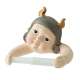 Maxbell Resin Paper Roll Holder Paper Towel Holder Holder for Home Kitchen Decor Girl