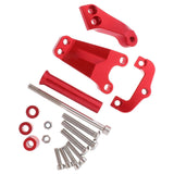 Max Motorcycle Steering Stabilizer Damper Bracket Mount Kit for Kawasaki Red