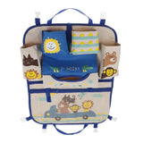Max Oxford Cloth Car Storage Bag Folding Mobile Mummy Bag Blue