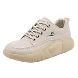 Maxbell Women Casual Sneakers Fashion Height Increase Nonslip for Hiker Hiking 40 Khaki