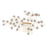 Maxbell Handmade Bridal Hair Accessories Hair Comb with Rhinestone Wedding Hair Comb - Aladdin Shoppers
