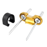 Maxbell Aluminum Alloy MTB Mountain Bike Cable Housing Guide Base Rivet C Clip Gold