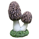Maxbell Garden Mushroom Ornament Decoration Statue for Micro Landscape Dollhouse DIY Gray