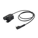 Maxbell U94 PTT Headset Adapter Walkie Replacement with Clip for 888S