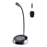 Maxbell USB Computer Microphone 360 Gooseneck Design for Meetings Desktop PC Youtube Without light