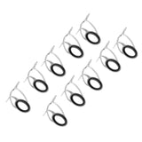Maxbell 10pcs Fishing Rod Guide Eyes Ceramic Ring DIY Rod Building Component Size 25