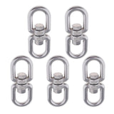 Max Stainless steel buckle universal ring 8-ring rotary buckle 5Pcs M6