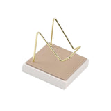 Maxbell Multifunctional Arm Display Stand Holder Placement Racks for Rocks Office L(champagne white)