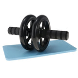 Maxbell Abdominal Wheel Roller Workout Muscle Exercise Gym Fitness Equipment Black