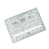 Maxbell Square Protractor Ruler Map Protractor for Engineering Architecture Map Tool