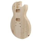 Maxbell Unfinished Guitar Body Blank Wood Guitar fits for ST Guitar Parts Accessory