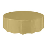Max Plastic Disposable Table Covers Round Tableware Wedding Party Brown